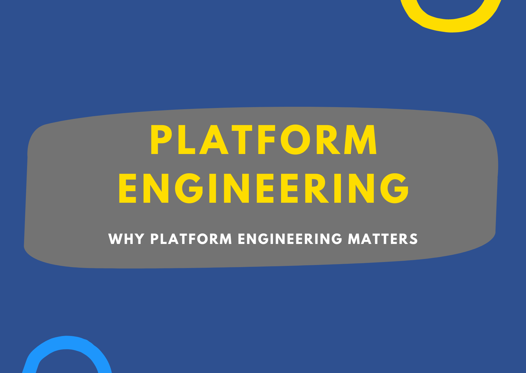 Intro to Platform Engineering